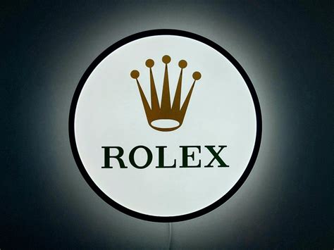 insegna luminosa vintage Rolex 